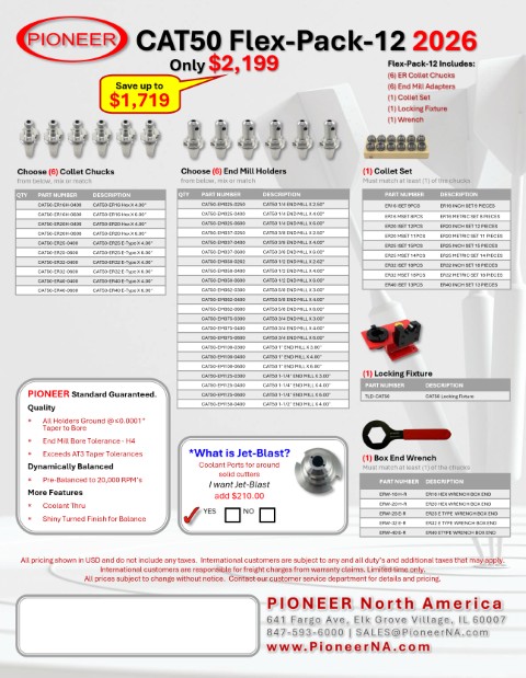 CAT50 Flex Pack